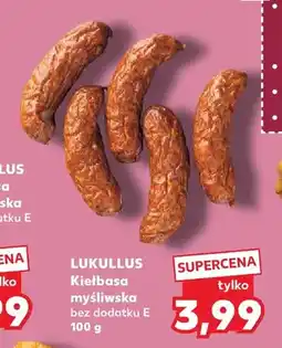 Kaufland Kiełbasa myśliwska Lukullus bez dodatku E oferta