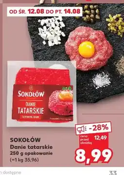 Kaufland Danie tatarskie Sokołów oferta