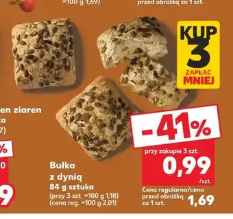 Kaufland Bułka z dynią oferta