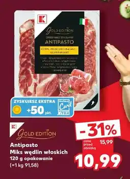 Kaufland Antipasto Miks wędlin włoskich K-Classic Gold Edition oferta