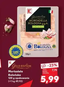 Kaufland Mortadela Bolońska K-Classic Gold Edition oferta