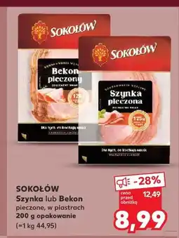 Kaufland Bekon pieczony Sokołów oferta