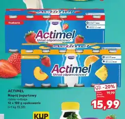 Kaufland Napój jogurtowy Actimel truskawka 12-pak oferta