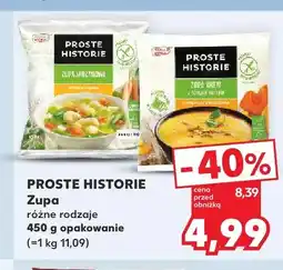 Kaufland Zupa krem z zielonych warzyw Proste Historie oferta