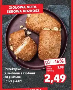 Kaufland Przekąska z serkiem i ziołami oferta