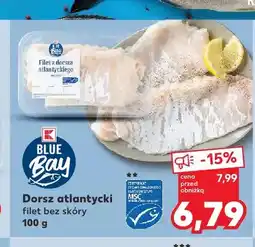 Kaufland Dorsz atlantycki filet bez skóry Blue Bay oferta