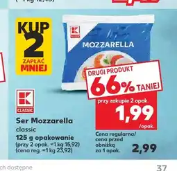 Kaufland Ser Mozzarella K-Classic classic oferta