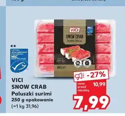 Kaufland Paluszki surimi Snow Crab Vici oferta