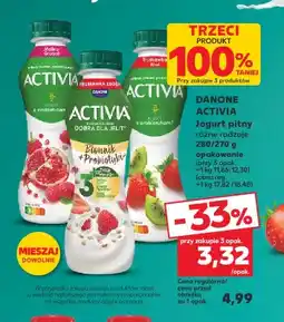 Kaufland Jogurt pitny Activia malina granat oferta
