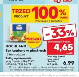 Kaufland Ser topiony w plastrach Hochland oferta