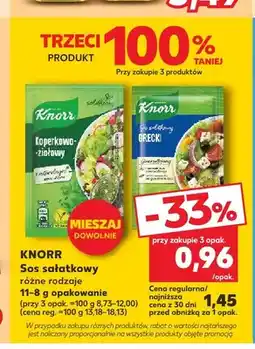 Kaufland Sos sałatkowy Koperkowo-ziołowy Knorr oferta