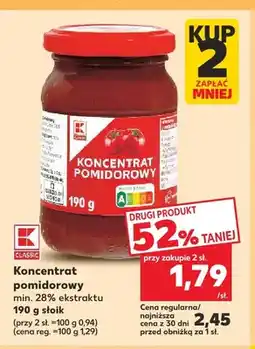 Kaufland Koncentrat pomidorowy K-Classic oferta