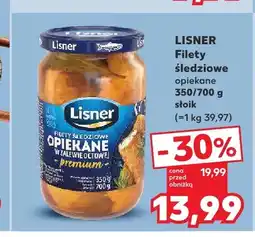 Kaufland Filety śledziowe opiekane w zalewie octowej Lisner oferta