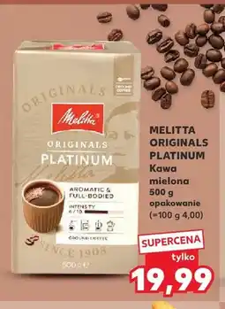 Kaufland Kawa mielona Melitta Originals Platinum oferta
