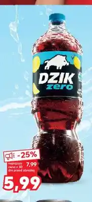 Kaufland Napój gazowany Dzik Zero oferta