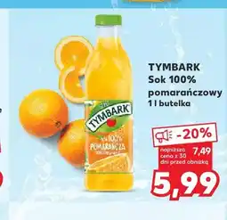 Kaufland Sok pomarańczowy Tymbark 100% oferta
