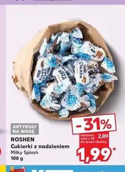Kaufland Cukierki z nadzieniem Milky Splash Roshen oferta