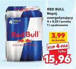 Kaufland Napój energetyzujący Red Bull 4-pak oferta