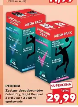 Kaufland Zestaw dezodorantów Rexona Cobalt Dry 4-pak oferta