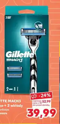 Kaufland Maszynka do golenia Gillette Mach3 oferta