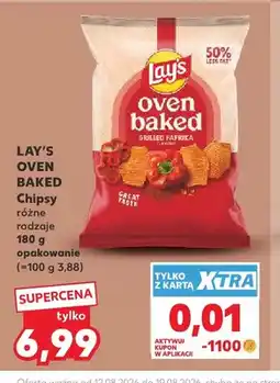 Kaufland Chipsy Lay's Oven Baked Grilled Paprika oferta