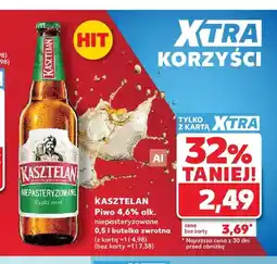 Kaufland Piwo Kasztelan Niepasteryzowane oferta