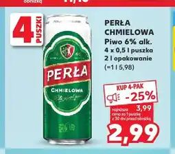 Kaufland Piwo Perła Chmielowa 4-pak oferta