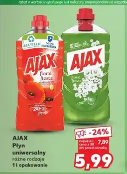 Kaufland Płyn uniwersalny Ajax Floral Fiesta czerwony oferta
