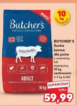 Kaufland Sucha karma dla psów Butcher's z wołowiną oferta