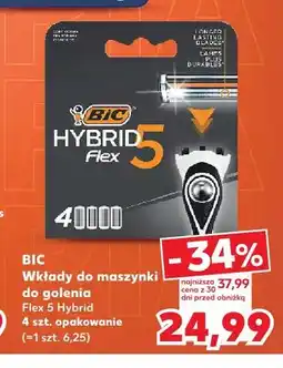 Kaufland Wkłady do maszynki do golenia BIC Hybrid 5 Flex oferta