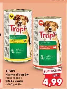 Kaufland Mokra karma dla psów Tropi z drobiem w sosie oferta