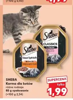Kaufland Mokra karma dla kotów Sheba Sauce Spéciale oferta