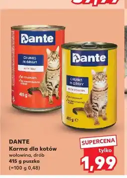 Kaufland Mokra karma dla kotów Dante z wołowiną oferta