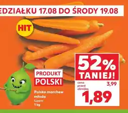 Kaufland Marchew młoda luzem polska oferta