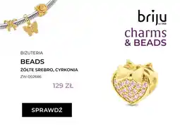 Briju Zawieszka beads Briju żółte srebro cyrkonia ZW-002666 oferta