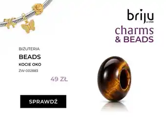 Biżuteria Beads Kocie Oko Briju