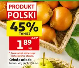 Auchan Cebula młoda oferta