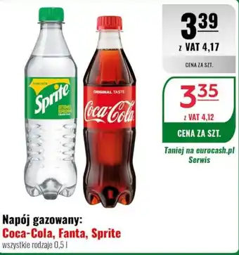 Napój gazowany: Coca-Cola, Fanta, Sprite