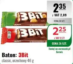 Eurocash Baton: 3Bit classic, orzechowy oferta