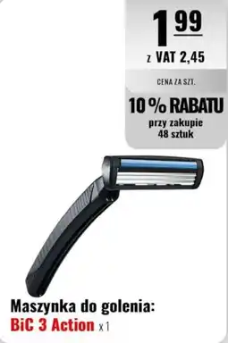 Eurocash Maszynka do golenia: BiC 3 Action oferta