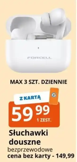 Słuchawki douszne bezprzewodowe FORCELL