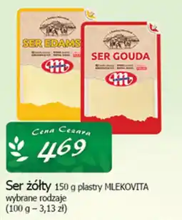 Cezar Delikatesy Ser żółty 150 g plastry MLEKOVITA oferta