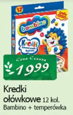 Cezar Delikatesy Kredki ołówkowe 12 kol. Bambino + temperówka oferta