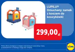 Lidl LUPILU Dmuchany zamek z koszem do koszykówki oferta