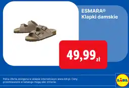 Lidl ESMARA Klapki damskie oferta