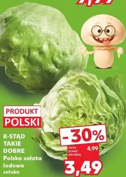 Kaufland K-Stąd Takie Dobre Polska sałata lodowa oferta