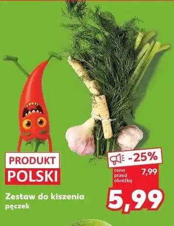 Kaufland Zestaw do kiszenia pęczek oferta