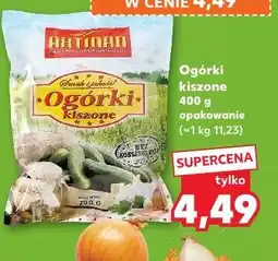 Kaufland Ogórki kiszone Artman oferta