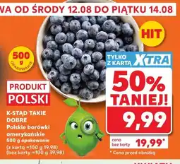 Kaufland Polskie borówki amerykańskie K-Stąd Takie Dobre oferta