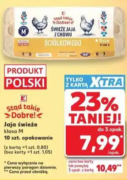 Kaufland Stąd takie Dobre! Jaja świeże klasa M ściółkowe oferta
